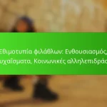 Εθιμοτυπία φιλάθλων: Ενθουσιασμός, Γιουχαΐσματα, Κοινωνικές αλληλεπιδράσεις