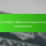 Πώς να δείξετε αθλητικό πνεύμα σε έντονες αντιπαλότητες