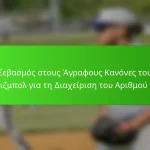 Σεβασμός στους Άγραφους Κανόνες του Μπέιζμπολ για τη Διαχείριση του Αριθμού Πιτς